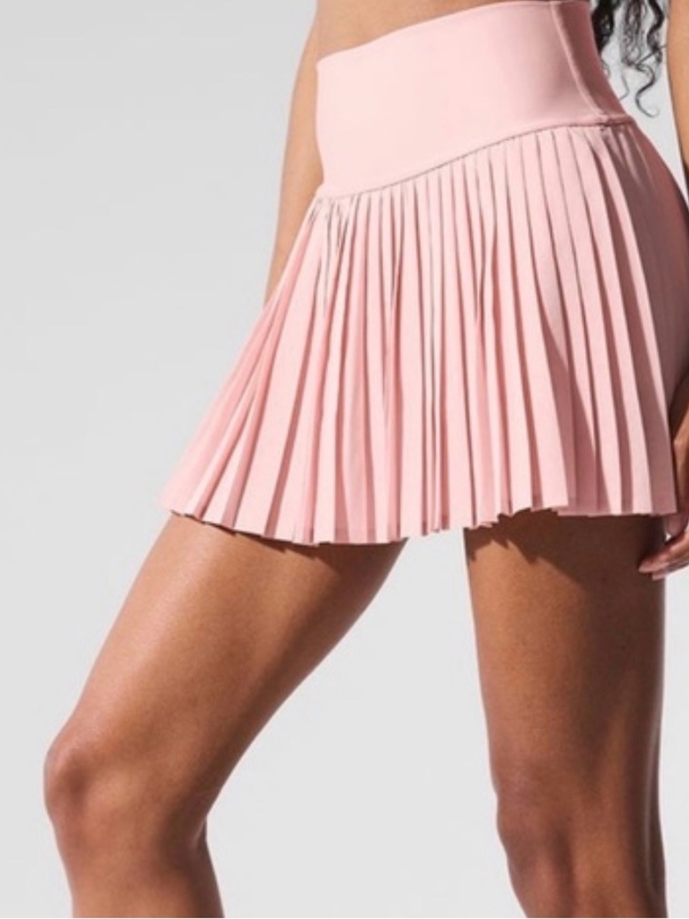 Alo Yoga Grand Slam Tennis Skirt Pink Quartz Size Large - Picture 5 of 7